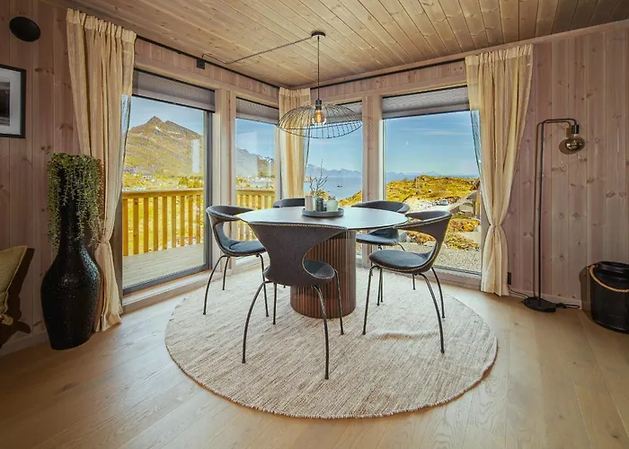 The Magic View Of Lofoten - Golden Horizon Dağ evi *