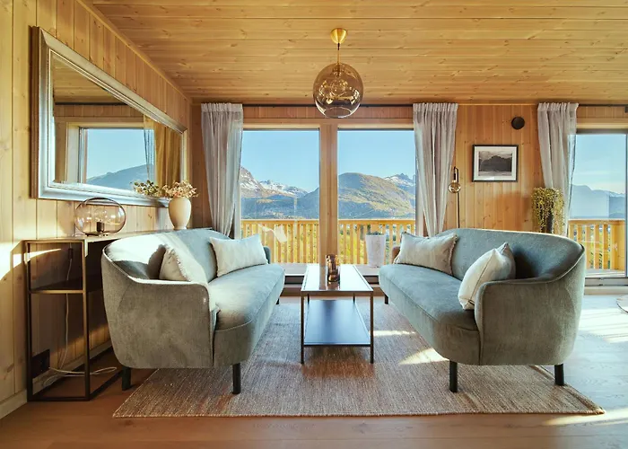 The Magic View Of Lofoten - Golden Horizon Chalet Sørvågen